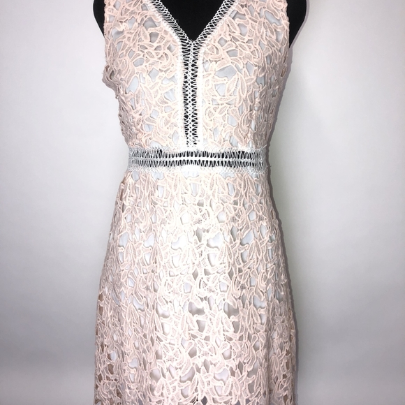 HVV Her Velvet Vase Dresses Applique Mini Dress In Pink New